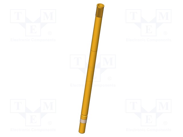 Test probe socket; Contact plating: gold-plated; push-in; KS-215