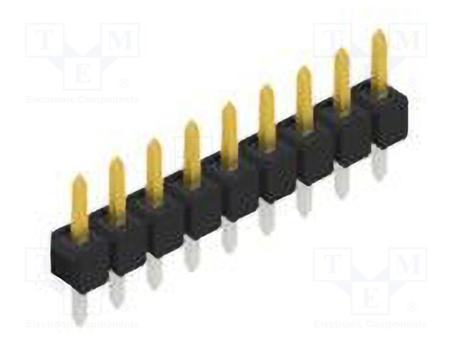 Connector: pin strips; pin header; male; PIN: 9; 2.54mm; THT; 1x9