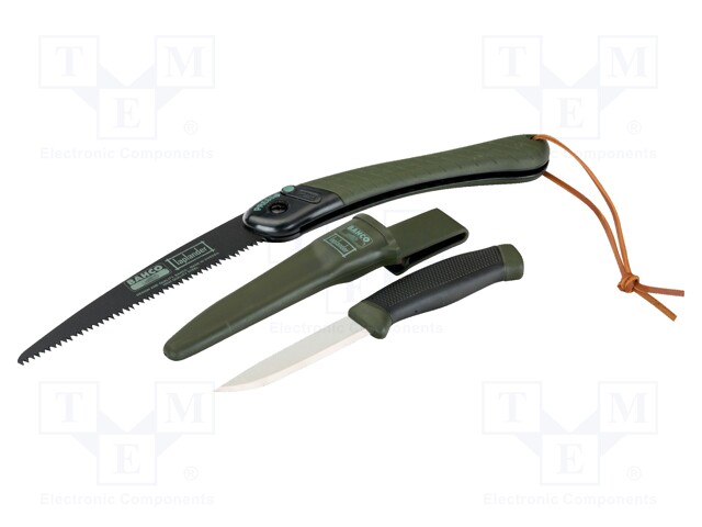 Kit: for cutting; Pcs: 2; survival; Kit: knife,woodcutting saw