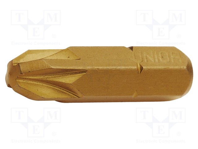 Screwdriver bit; Pozidriv®; PZ2; Overall len: 25mm; 3pcs.