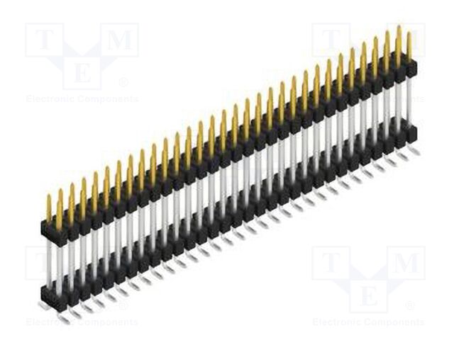Connector: pin strips; pin header; male; PIN: 62; 2.54mm; SMT; 2x31