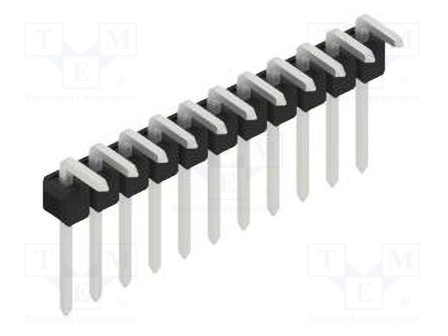 Connector: pin strips; pin header; male; PIN: 11; 2.54mm; THT; 1x11