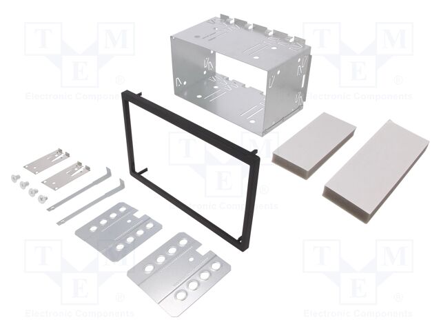 Universal mounting half frame; 2 DIN; universal