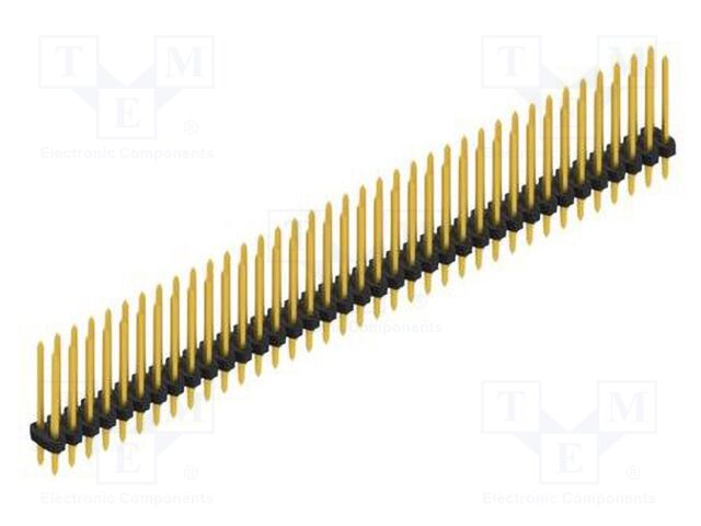 Connector: pin strips; pin header; male; PIN: 74; 2mm; THT; 2x37