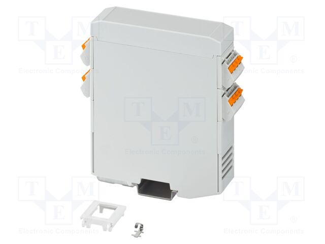 Enclosure: for DIN rail mounting; Y: 100mm; X: 25mm; Z: 116.65mm