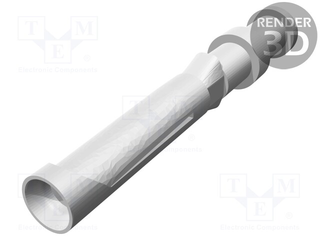 Contact; female; 0.5mm2; HN.D; silver plated,gold-plated; crimped