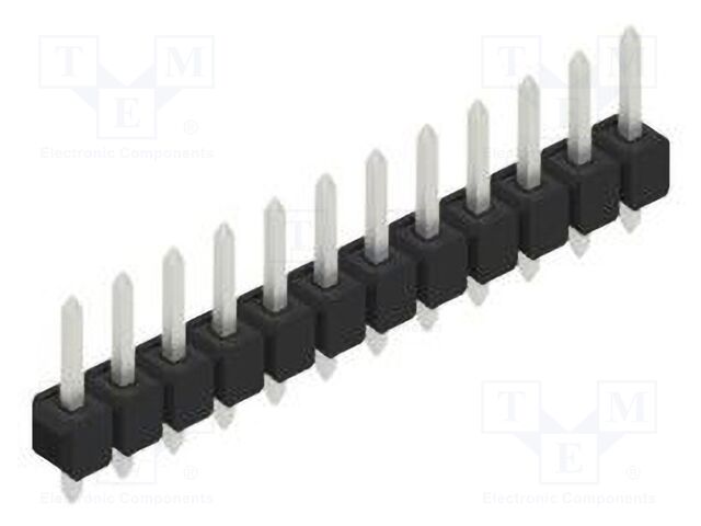 Connector: pin strips; pin header; male; PIN: 12; 2.54mm; THT; 1x12