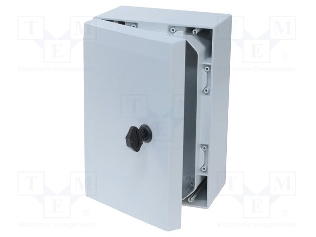 Enclosure: wall mounting; X: 200mm; Y: 300mm; Z: 150mm; ARCA; grey