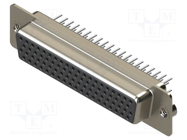 Connector: D-Sub HD; PIN: 78; socket; female; straight; THT; MHDD
