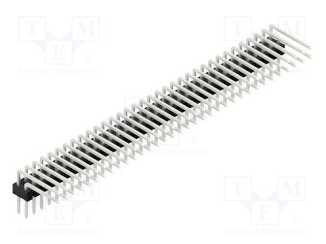 Connector: pin strips; pin header; male; PIN: 68; 2.54mm; THT; 2x34