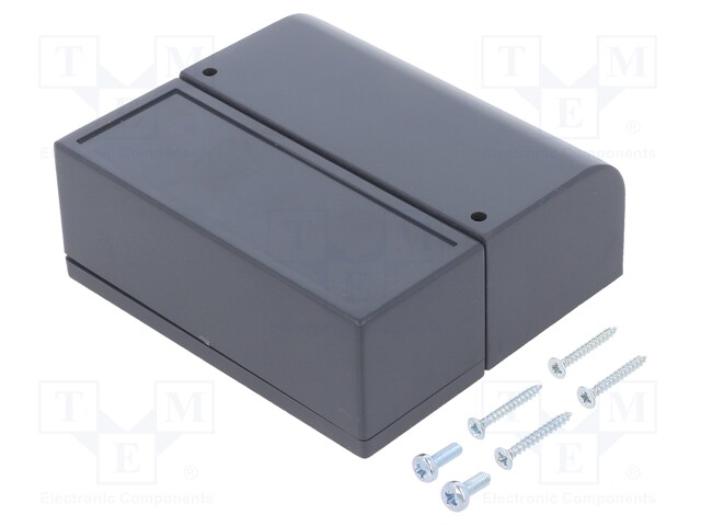 Enclosure: wall mounting; X: 85.1mm; Y: 96.6mm; Z: 35.7mm; ABS