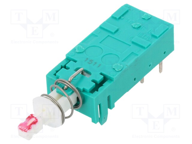 Switch: push-button; Pos: 2; DPST; 6A/250VAC; 0.5A/24VDC; none; 7N