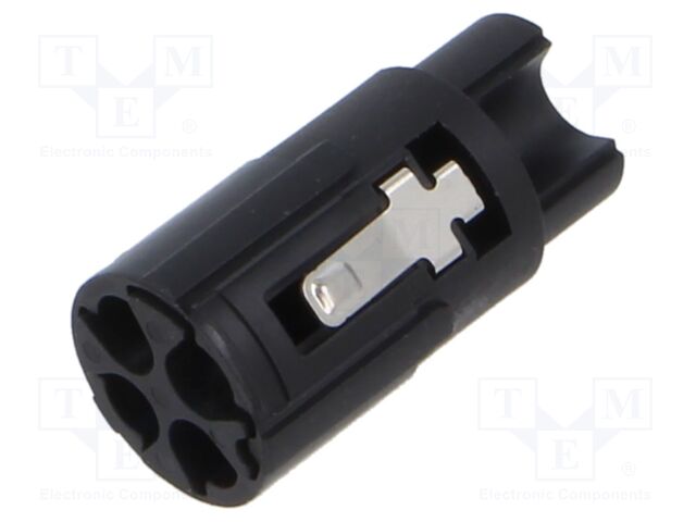 Connector: M17; male; contact insert; PIN: 4; crimped; w/o contacts