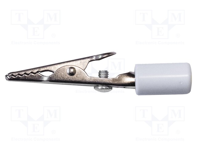 Crocodile clip; 10A; Grip capac: max.7.9mm; Overall len: 58mm