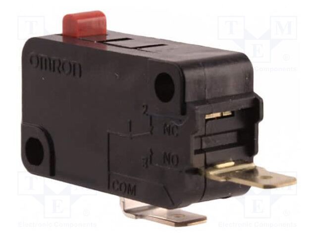 Microswitch SNAP ACTION; without lever; SPST-NO; 16A/250VAC