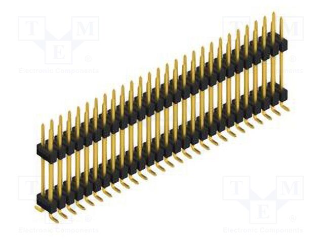 Connector: pin strips; pin header; male; PIN: 54; 2.54mm; SMT; 2x27