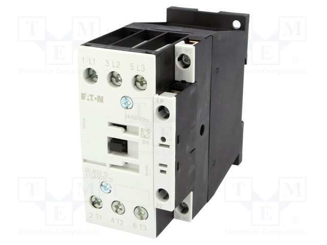 Contactor: 3-pole; NO x3; Auxiliary contacts: NO; 24VAC; 32A; 690V