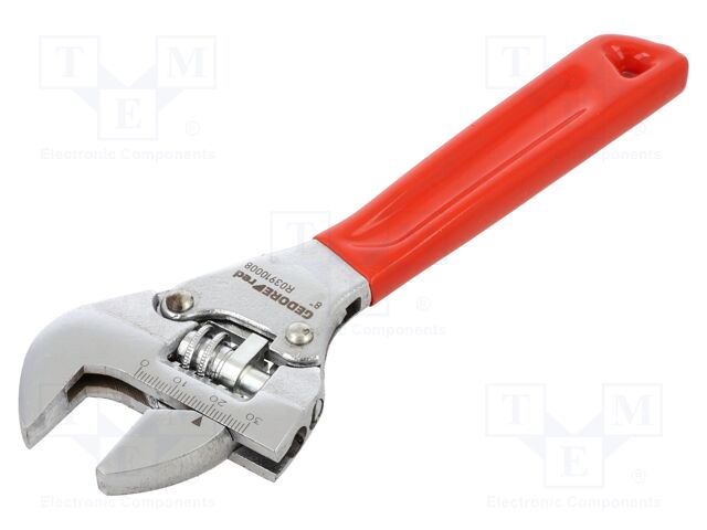 Wrench: adjustable; Jaw capacity: 30mm; Overall len: 205mm