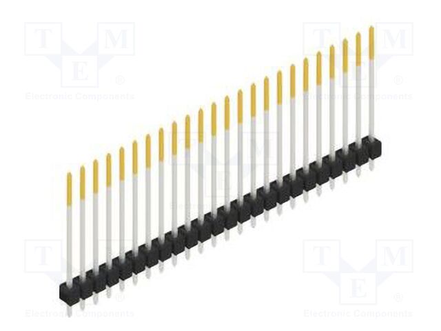 Connector: pin strips; pin header; male; PIN: 24; 2.54mm; THT; 1x24