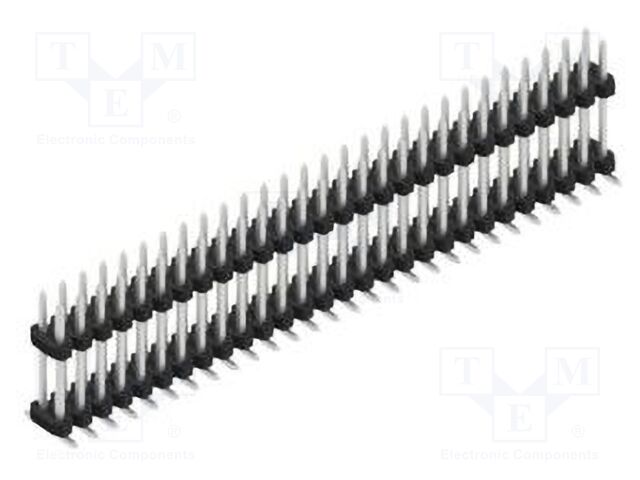 Connector: pin strips; pin header; male; PIN: 56; 2mm; SMT; 2x28