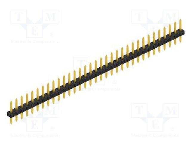 Connector: pin strips; pin header; male; PIN: 33; 2mm; THT; 1x33