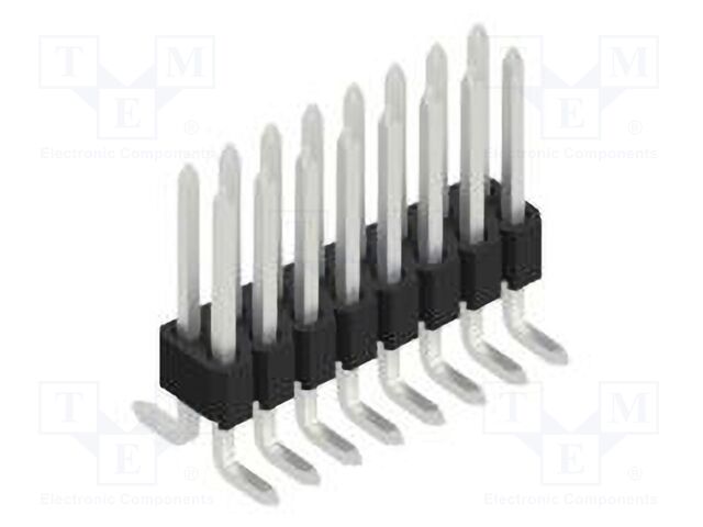Connector: pin strips; pin header; male; PIN: 16; 1.27mm; SMT; 2x8