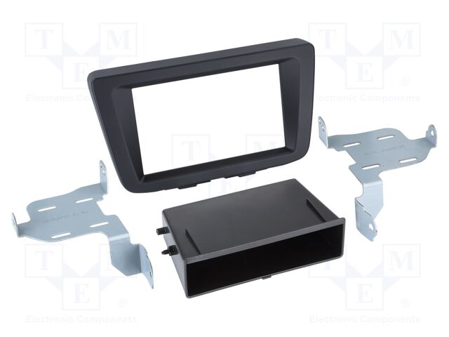 Radio frame; Suzuki; 2 DIN; black