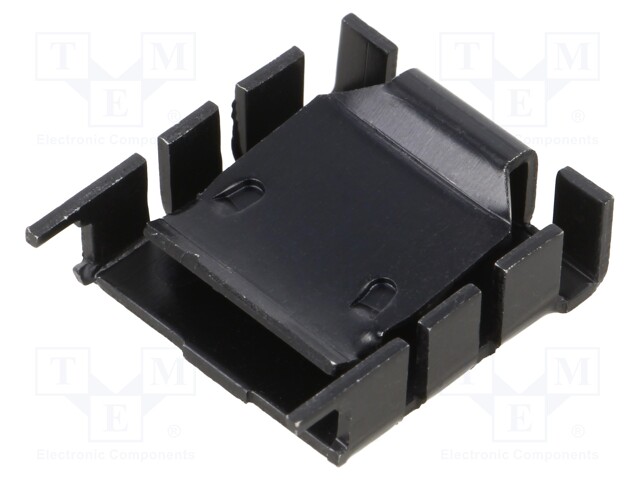 Heatsink: extruded; black; L: 29.4mm; W: 25mm; H: 8.3mm; 18K/W