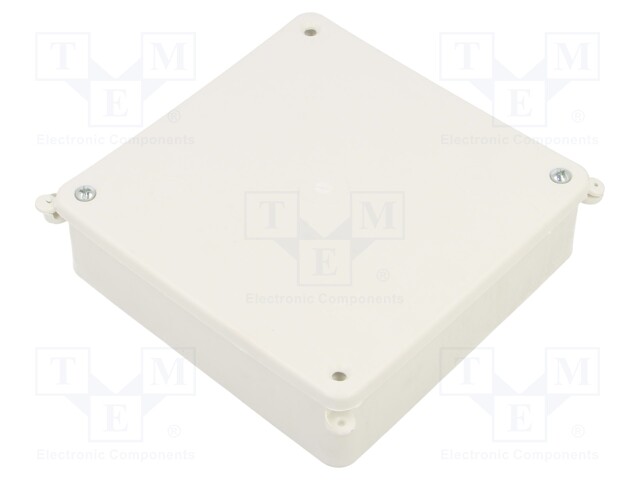Enclosure: junction box; X: 125mm; Y: 125mm; Z: 35mm; wall mount