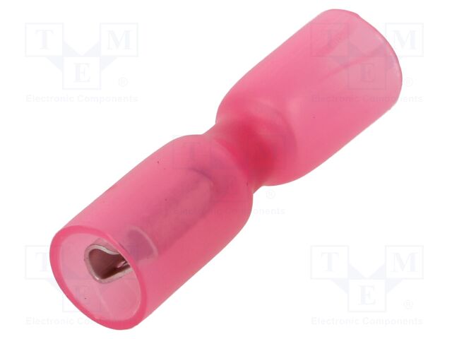 Terminal: flat; 6.3mm; 0.8mm; female; 0.5÷1.5mm2; crimped