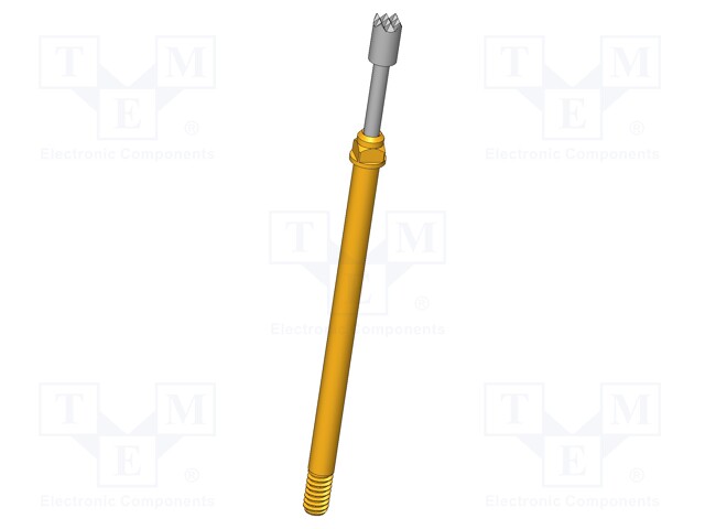 Test needle; Operational spring compression: 4mm; 5A; Ø: 1.8mm