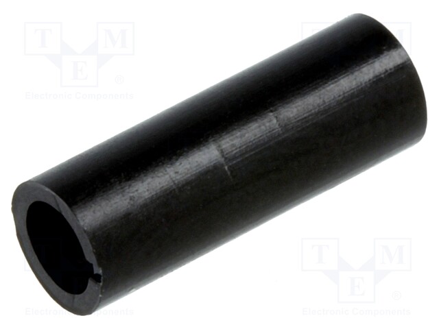 Spacer sleeve; LED; Øout: 5mm; ØLED: 3mm; L: 13mm; black