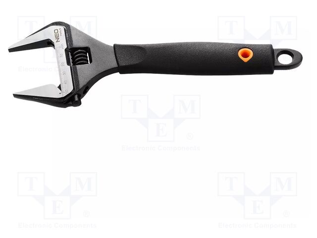 Wrench; adjustable; 250mm; Max jaw capacity: 50mm