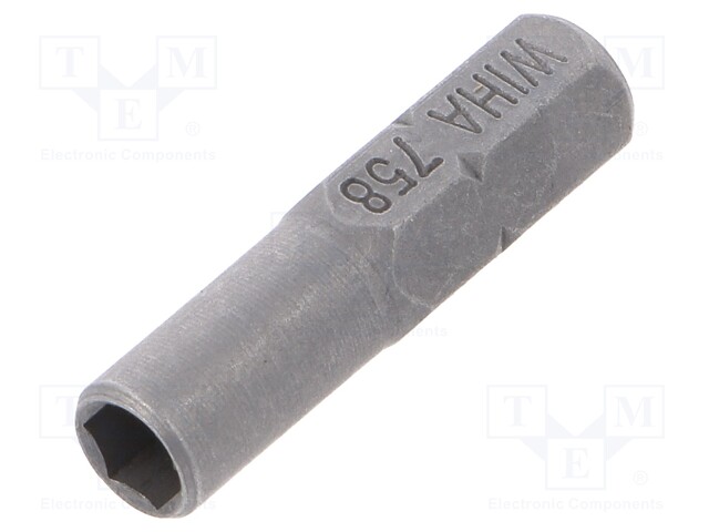 Adapter; Mounting: 1/4" (C6,3mm),hexagonal 4mm; with magnet