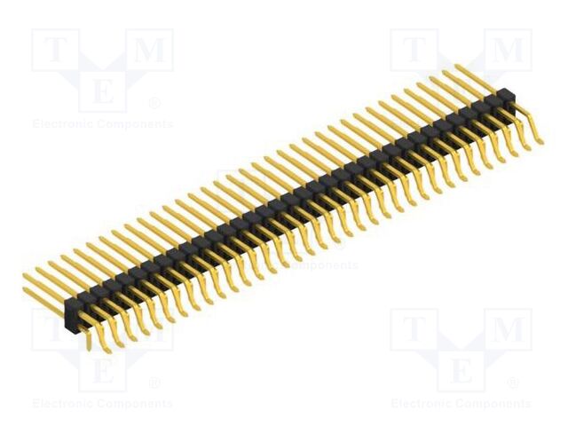 Connector: pin strips; pin header; male; PIN: 70; 2.54mm; SMT,THT