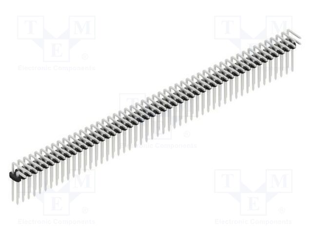 Connector: pin strips; pin header; male; PIN: 100; 2mm; THT; 2x50