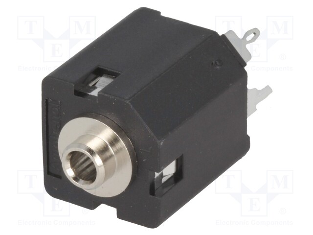 Socket; Jack 3,5mm; female; stereo; straight; for panel mounting