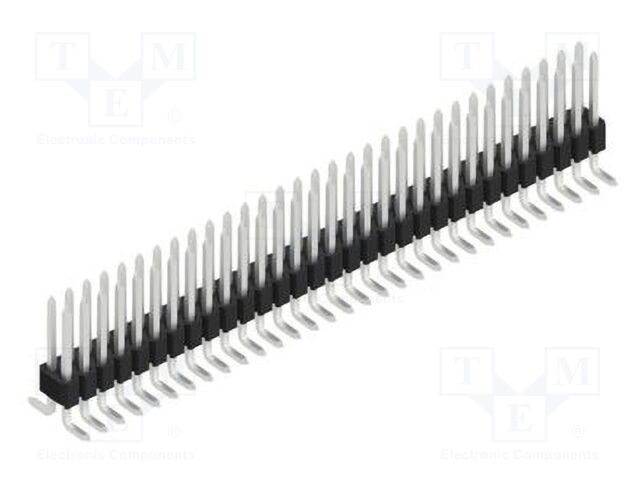 Connector: pin strips; pin header; male; PIN: 62; 1.27mm; SMT; 2x31