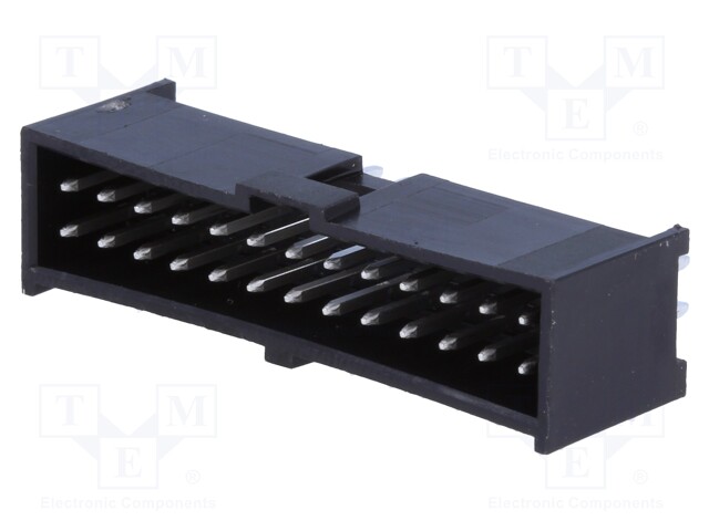 Socket; IDC; male; PIN: 26; straight; THT; tinned; 2.54mm
