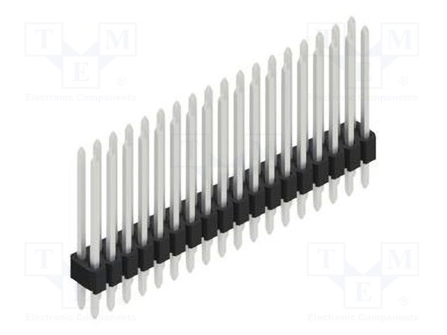 Connector: pin strips; pin header; male; PIN: 36; 1.27mm; THT; 2x18