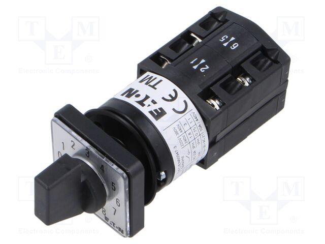 Switch: step cam switch; Stabl.pos: 10; 10A; 0-1-2-3-4-5-6-7-8-9