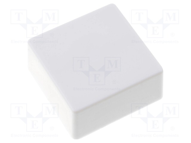 Button; square; Application: B3F-4,B3F-5,B3W; 12x12mm