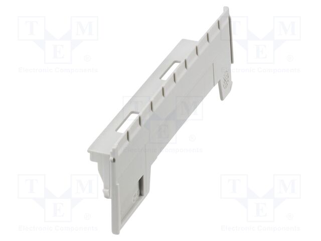 Cover; grey; UL94V-0; ME-IO 18,8; PA; X: 20.94mm; Y: 114.1mm