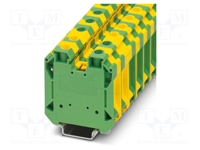 Splice terminal: rail; UT; PA; terminals: 2; W: 16mm; H: 60.2mm