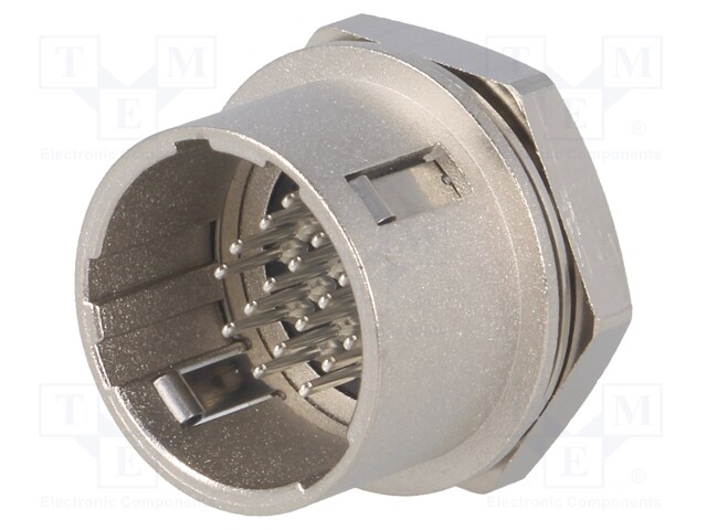 Socket; Connector: circular; HR10; male; PIN: 20; push-pull; 2A