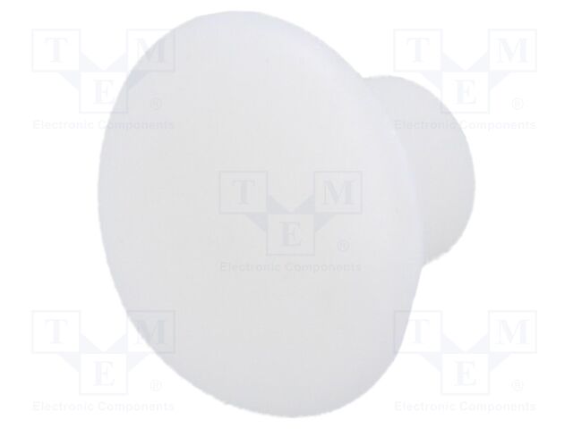 Accessories: stopper; H: 5.2mm; push-in; Flange dia: 9mm; white