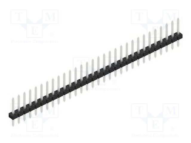 Connector: pin strips; pin header; male; PIN: 30; 2mm; THT; 1x30