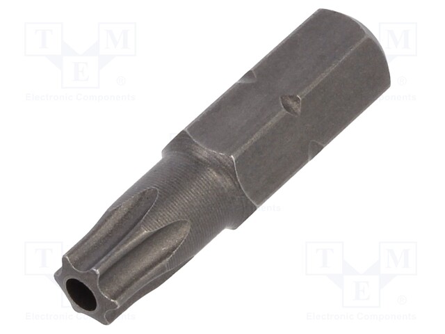 Screwdriver bit; Torx® with protection; T27H; Overall len: 25mm