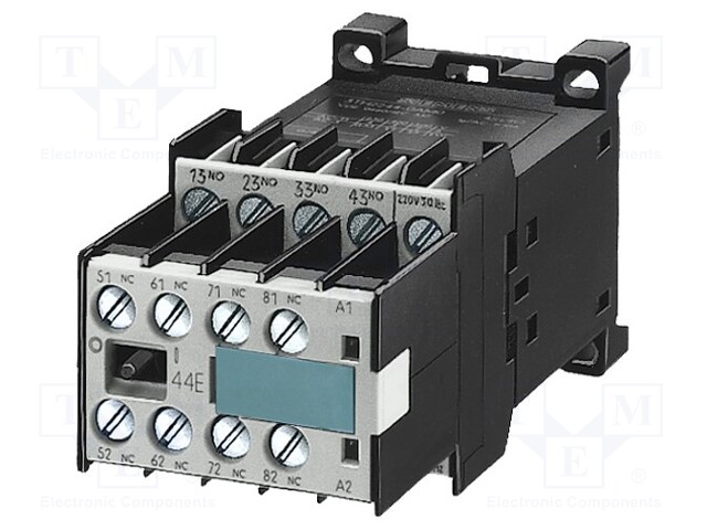 Contactor: 8-pole; NC x3 + NO x5; 230VAC; 4A; DIN; screw terminals