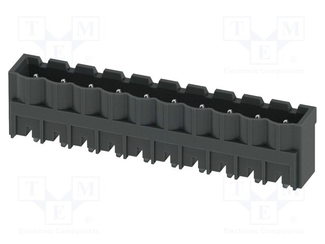 PCB headers, nominal cross section: 2.5 mm2, color: black, n